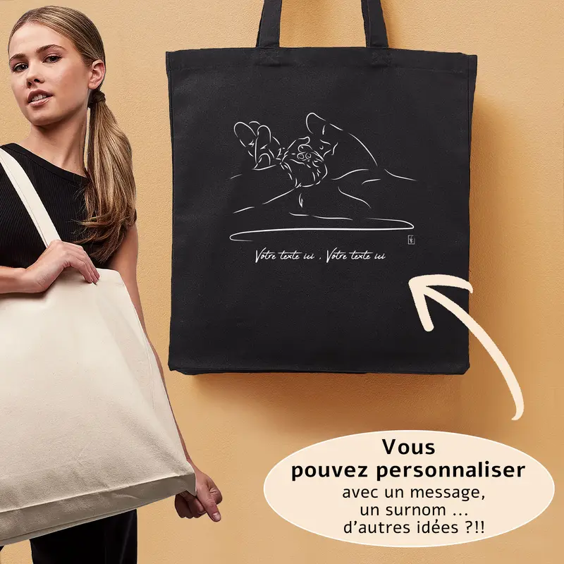 Sac Cabas Deux Mains Enfant Adulte - Spacieux 21L Personnalisable