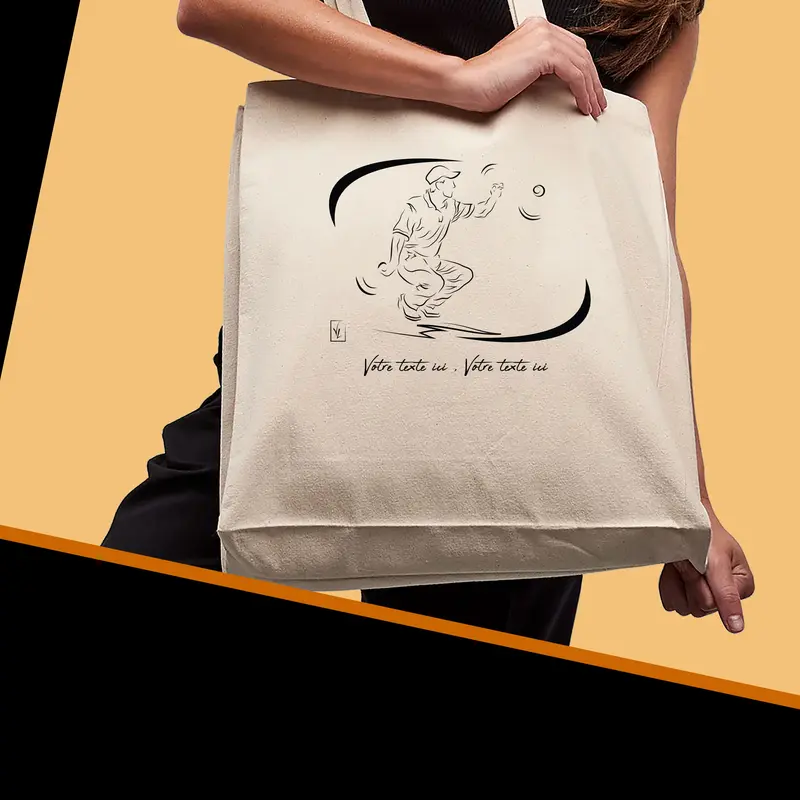Sac Cabas Pétanque Jo - Spacieux 21L Personnalisable