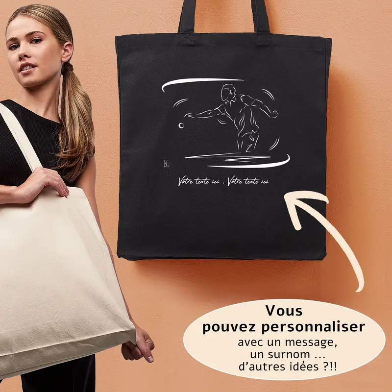 Sac Cabas Pétanque Sport - Spacieux 21L Personnalisable