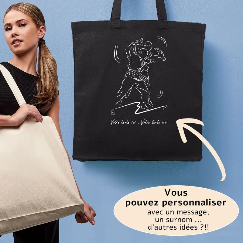 Sac Cabas Taekwondo Arts Martiaux - Spacieux 21L Personnalisable