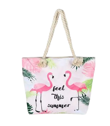 Sac de Plage Flamant Rose Feel