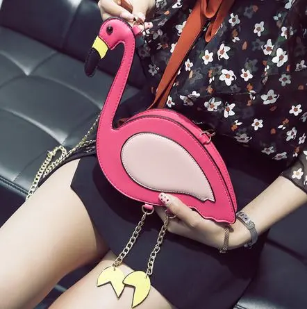 Sac en Forme de Flamant Rose