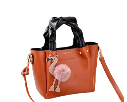 Sac Flamant Rose Camel