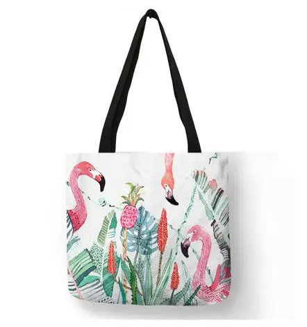 Sac Flamant Rose Hibiscus