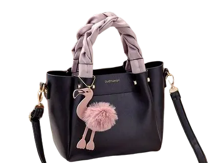 Sac Flamant Rose Noir