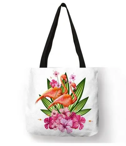 Sac Flamant Rose Tropical