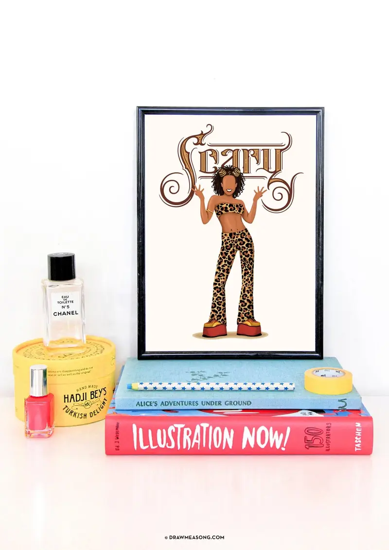 Scary Spice Art Print