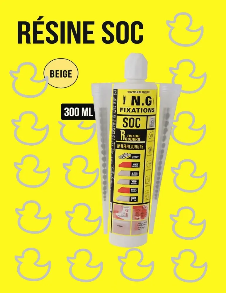 Scellement Chimique ING FIXATION + 2 mélangeurs