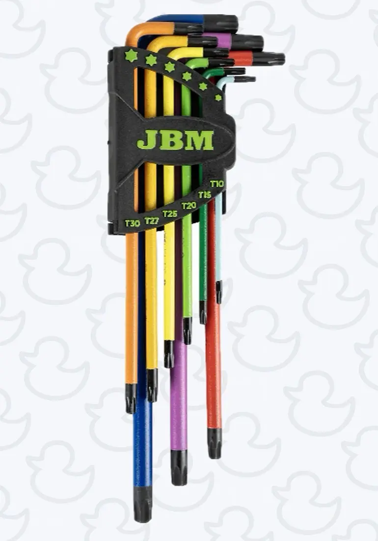 Sérié de clés Torx et Allen Extra-longues pour les Vieux (mais pas que) JBM