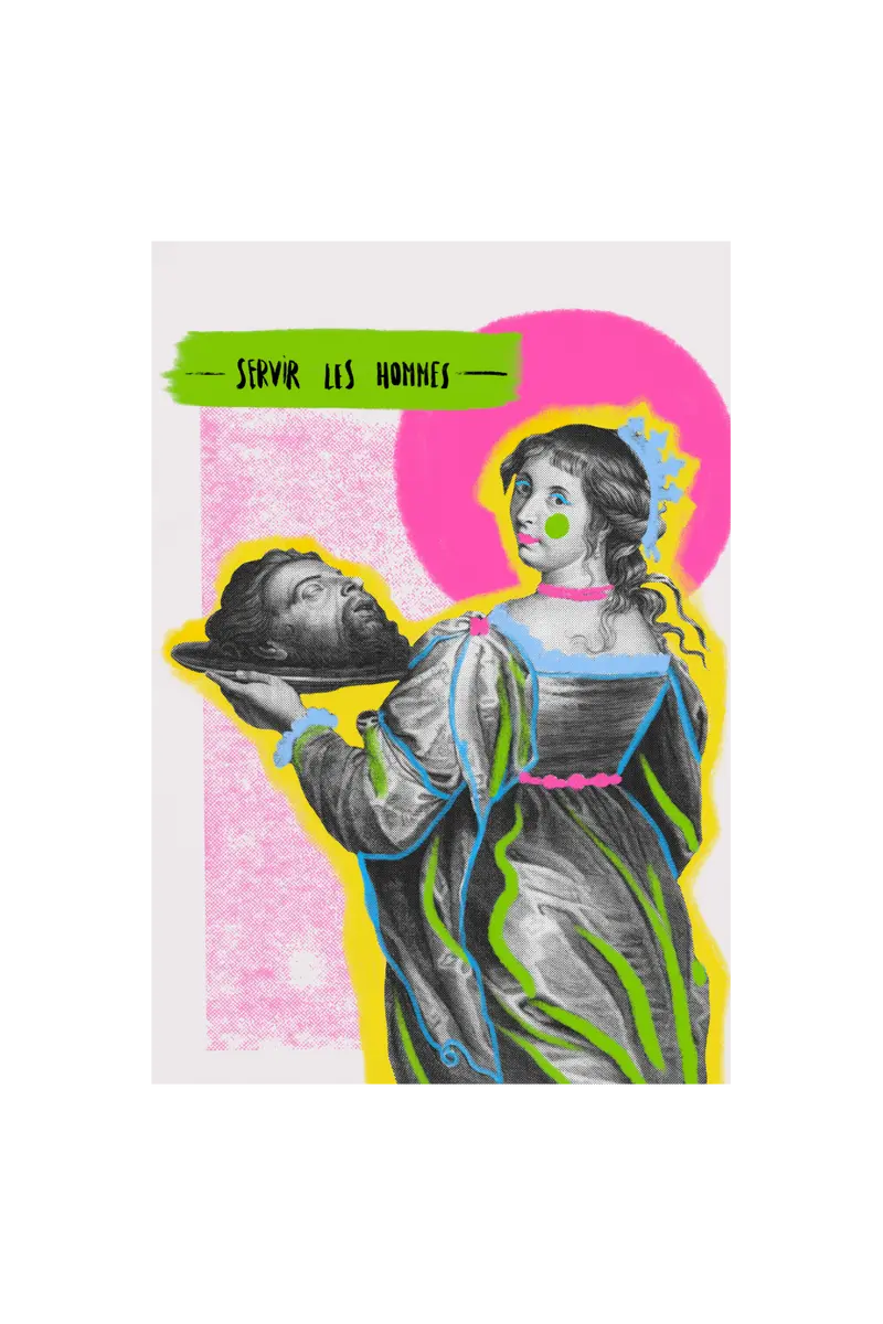 Servir les hommes — Cartes postales & affiches misandres