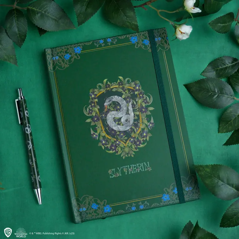 Set Carnet et Stylo Deluxe Monde Magique de Serpentard