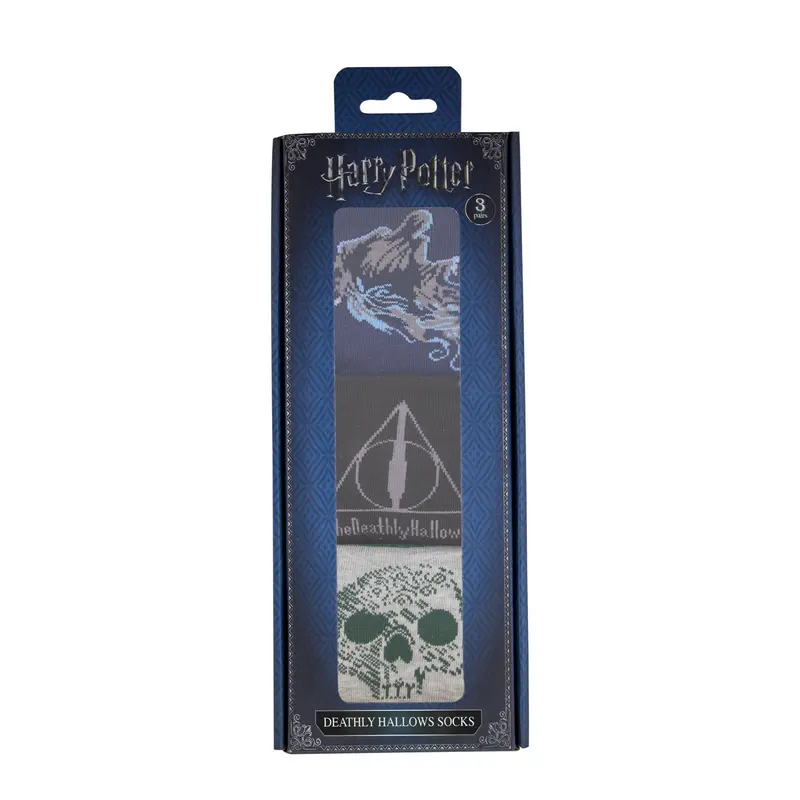 *Set de 3 Paires de Chaussettes Les Reliques de la Mort Edition Deluxe