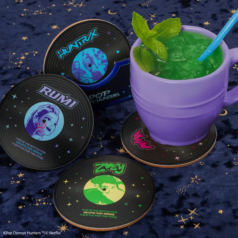 Set de 4 Sous-verres Chasseresses & Démons