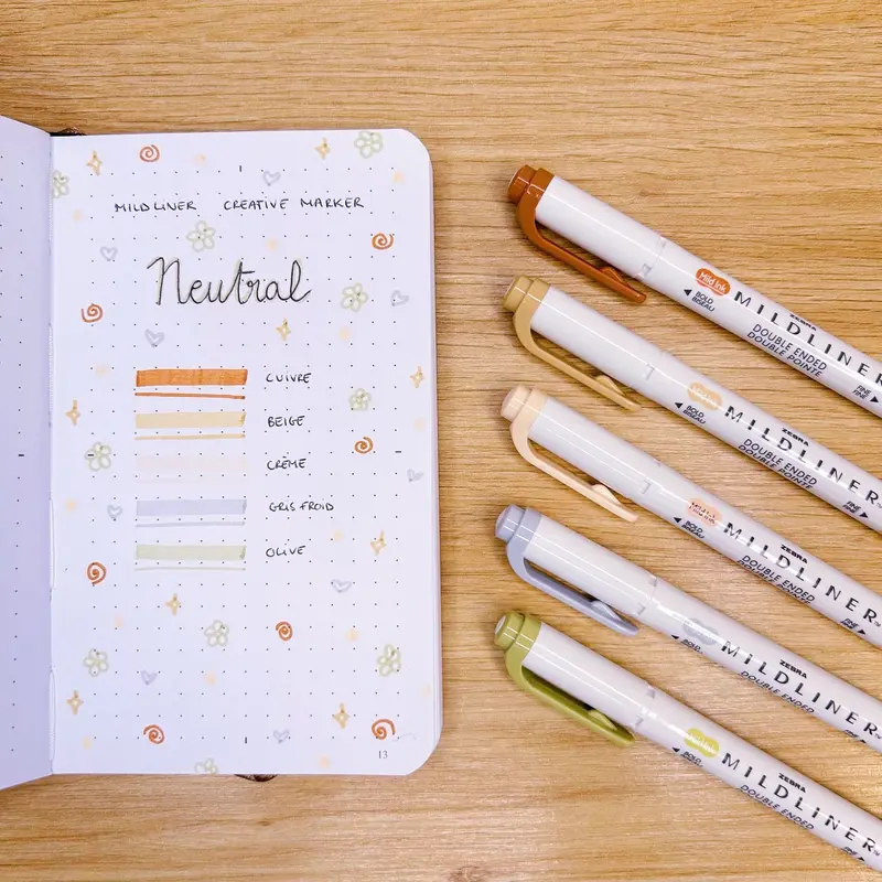 Set "Neutral" de ZEBRA - Surligneurs