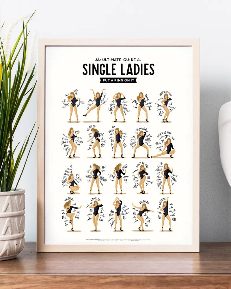 Single Ladies Art Print