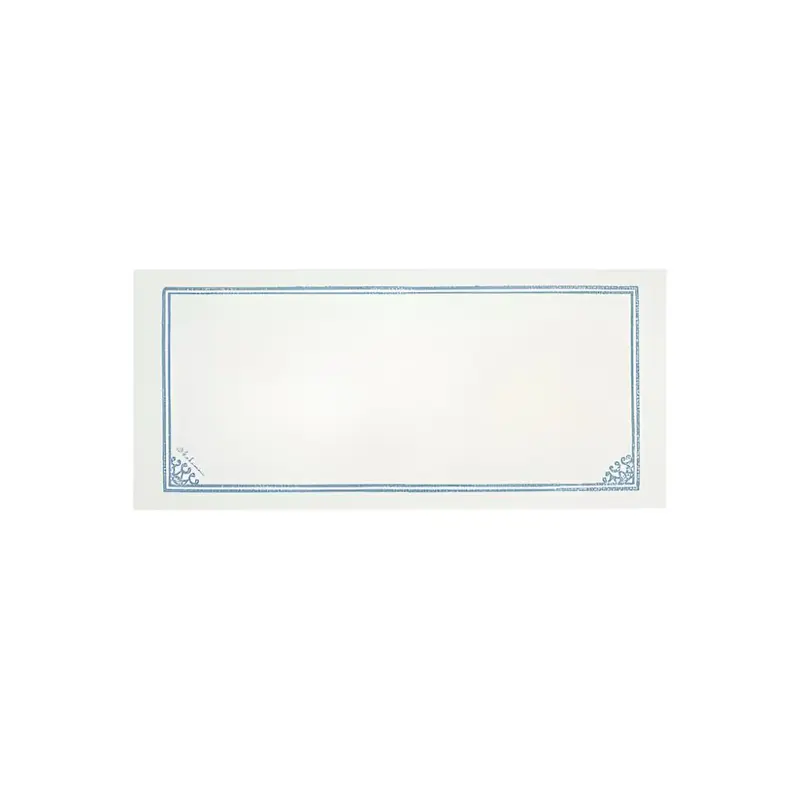 Single note Framed Blue grey