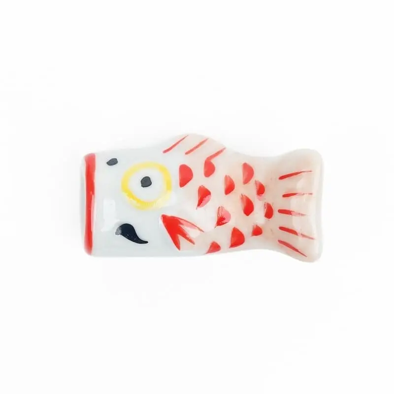 Soporte para Palillos Japoneses Koinobori Rojo