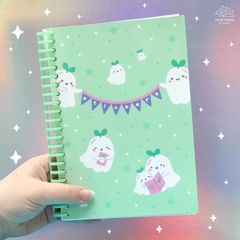 Sprout Ghosties A5 Reusable Sticker Book