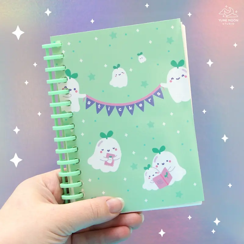 Sprout Ghosties A6 Reusable Sticker Book