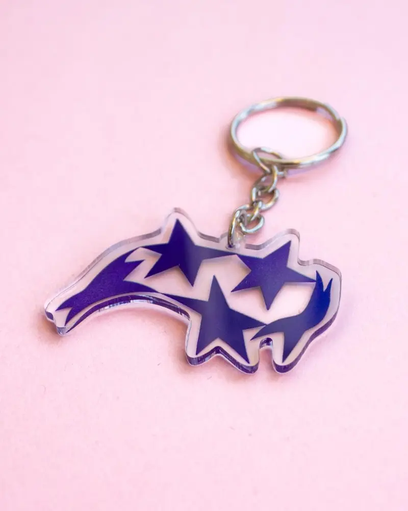Starry ✶ Acrylic Keyring