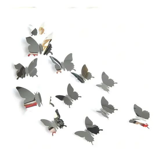 Sticker Mural Papillon Miroir