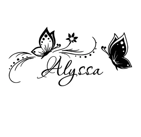 Sticker Mural Papillon Personnalisable
