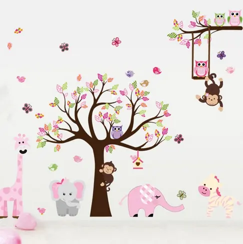 Stickers Muraux Papillon Bébé
