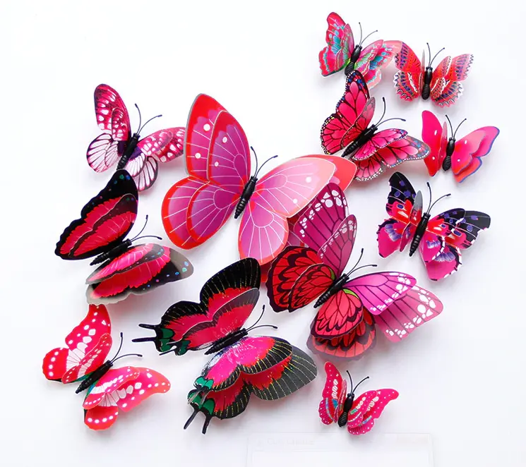 Stickers Muraux Papillon Fille
