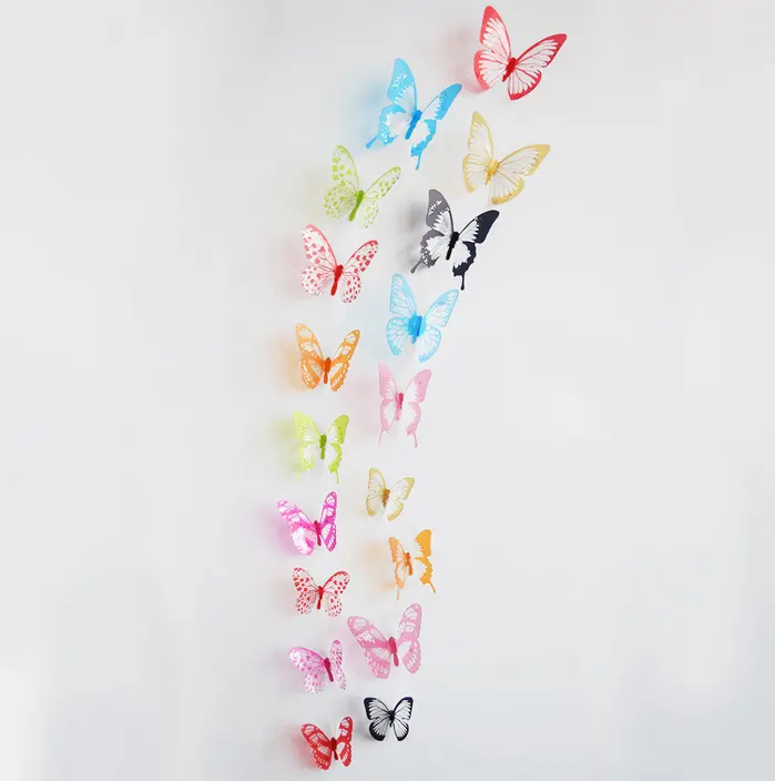 Stickers Muraux Papillons 3D