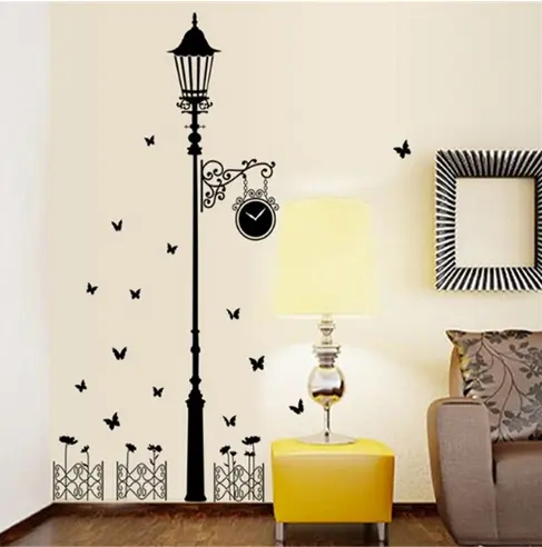 Stickers Muraux Papillons Noir