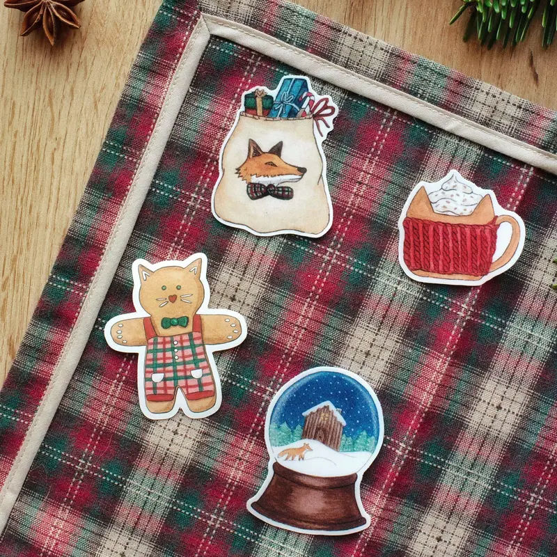 STICKERS Noël - papeterie
