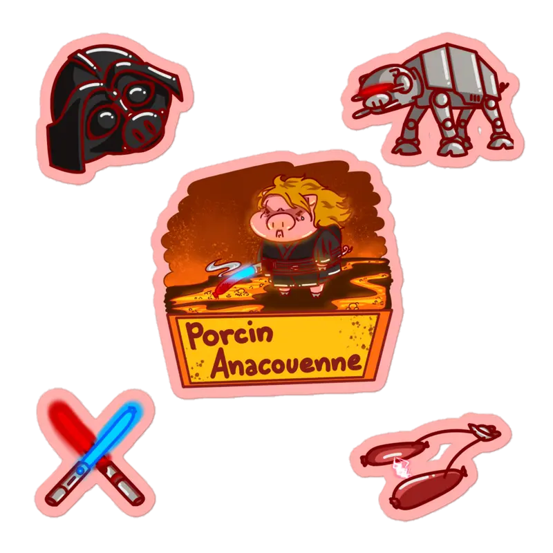 Stickers Porcin Anacouenne