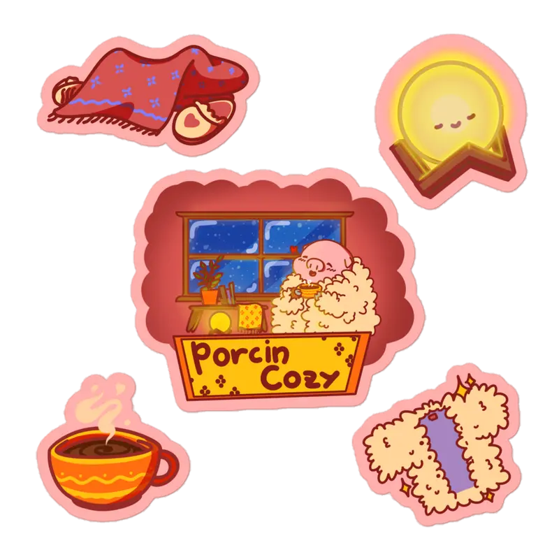Stickers Porcin Cozy