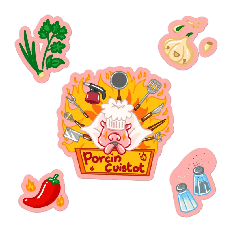 Stickers Porcin Cuistot