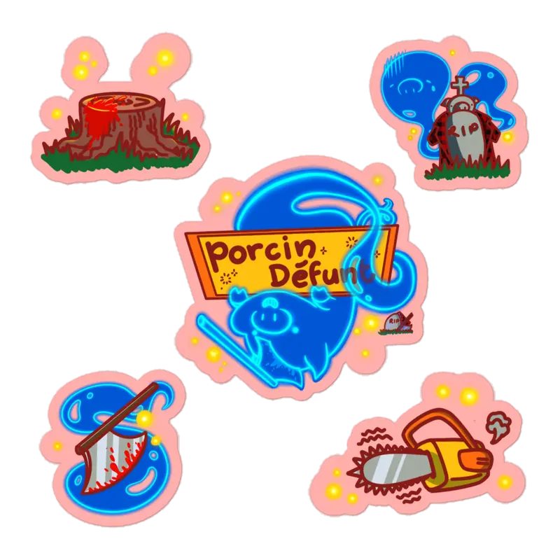 Stickers Porcin Défunt
