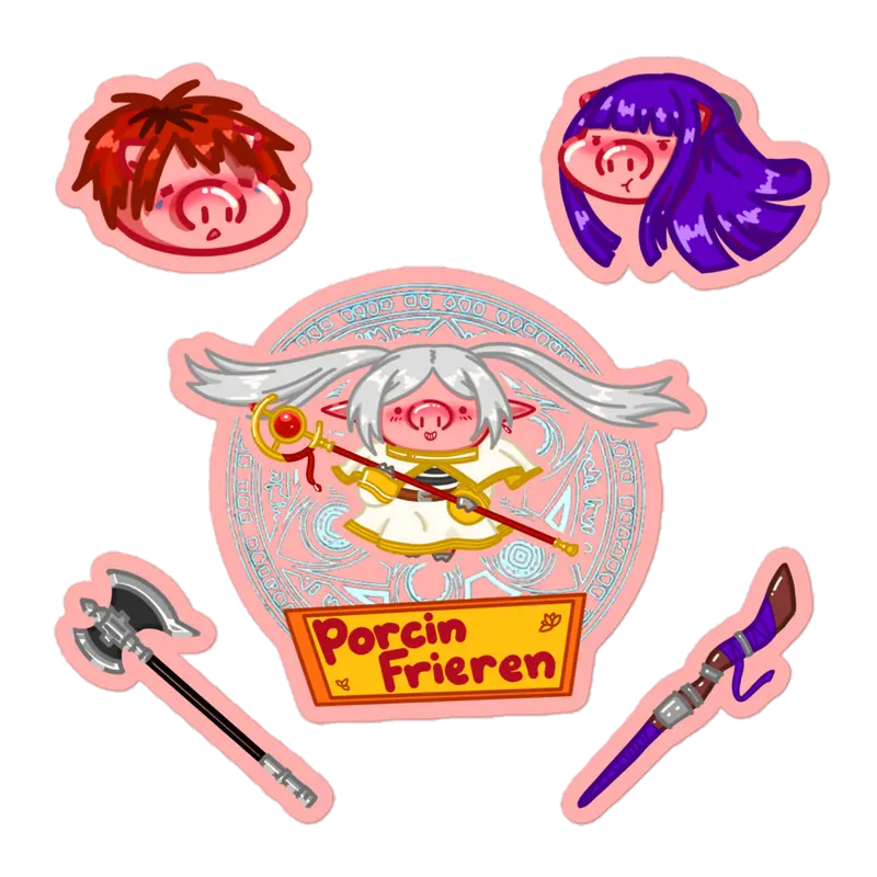 Stickers Porcin Frieren