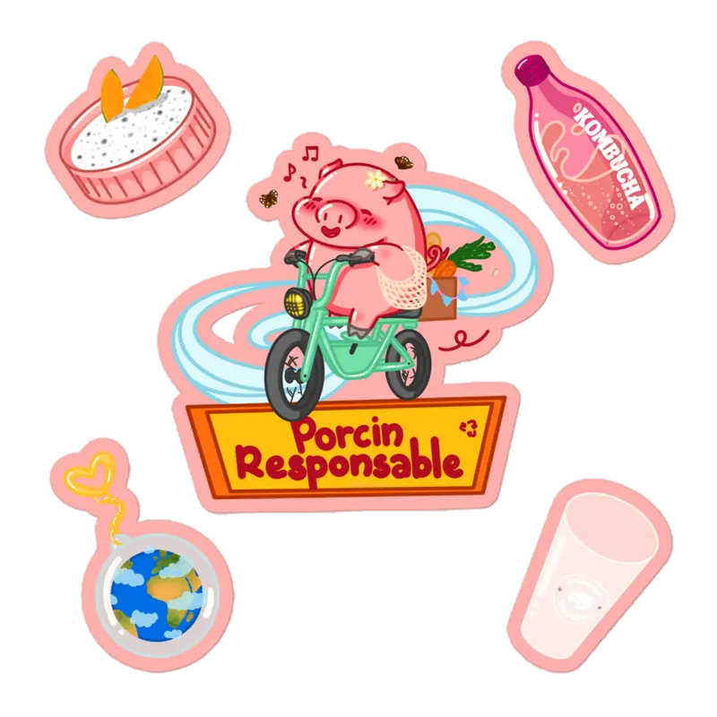 Stickers Porcin Responsable