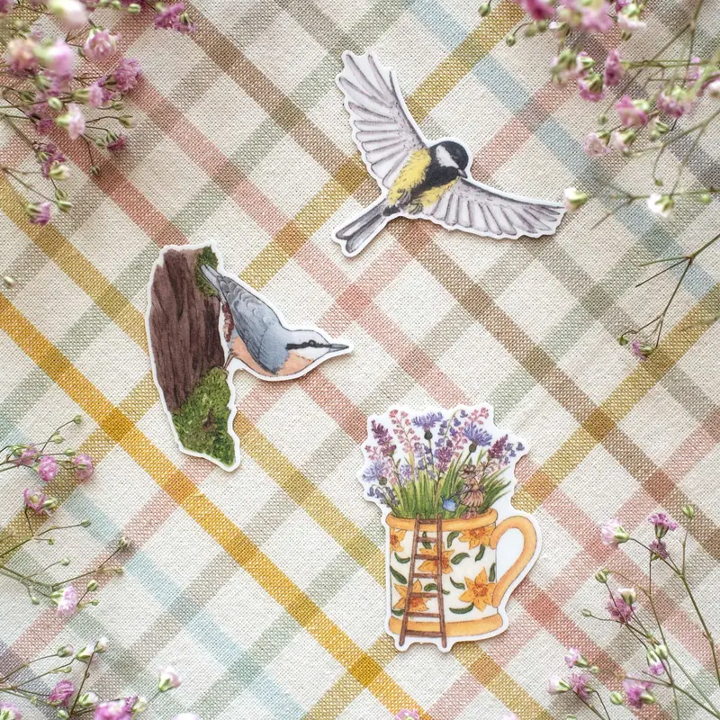 STICKERS Printemps - papeterie
