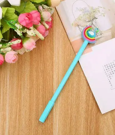 Stylo Flamant Rose Bleu