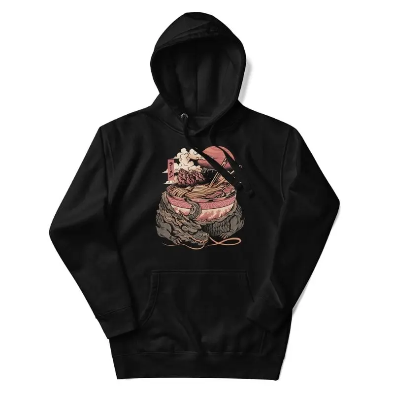 Sudadera Japonesa Dragón Ramen