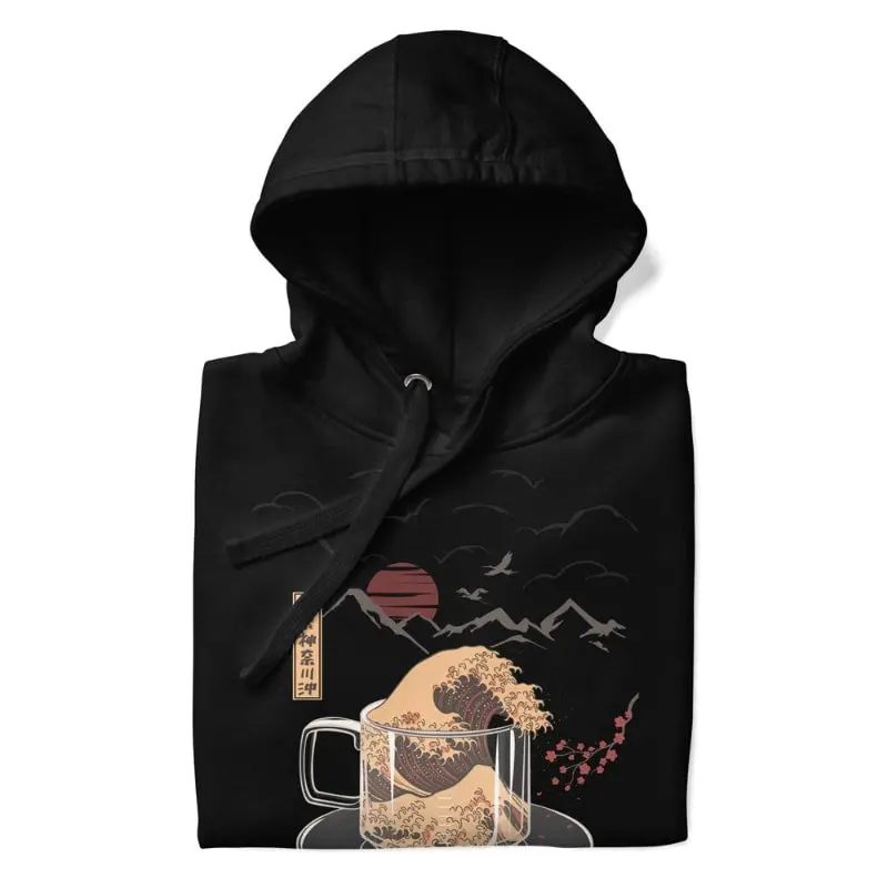Sudadera Japonesa Kanagawa Coffee