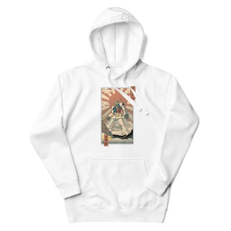 Sudadera Japonesa Ukiyo-e Mecha & Fuji