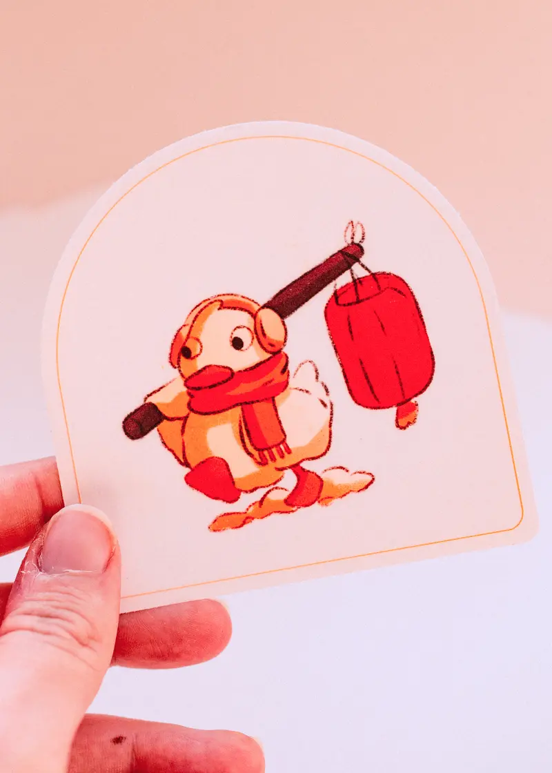 Sun catcher - Canard lampion