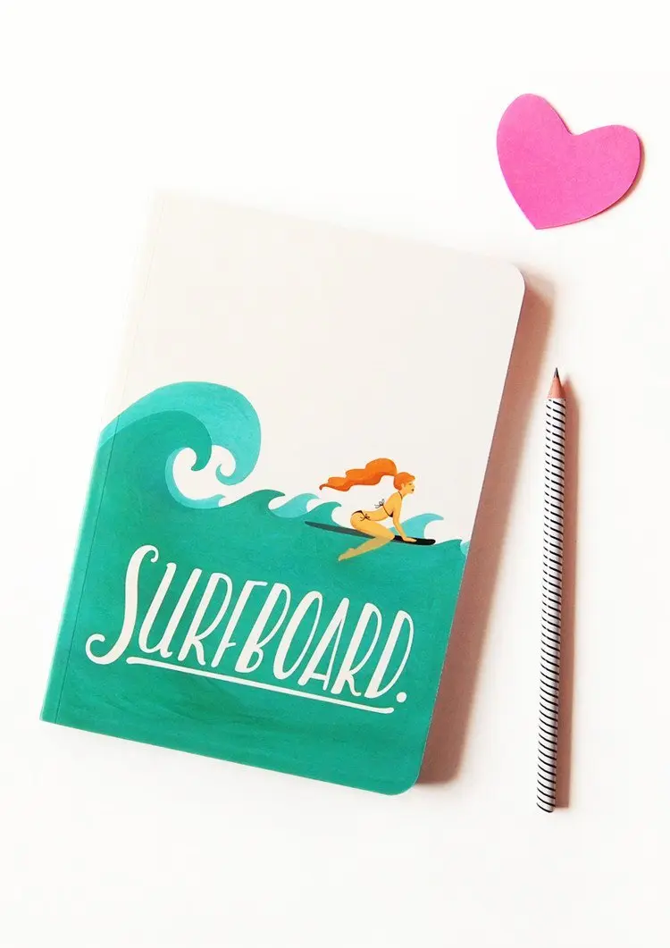 Surfboard Notebook