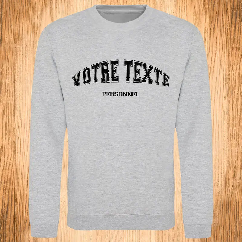 Sweat Personnalisé Varsity