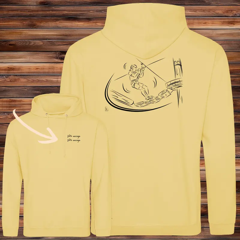 Sweat-shirt Accrobranche Aventure - Personnalisable