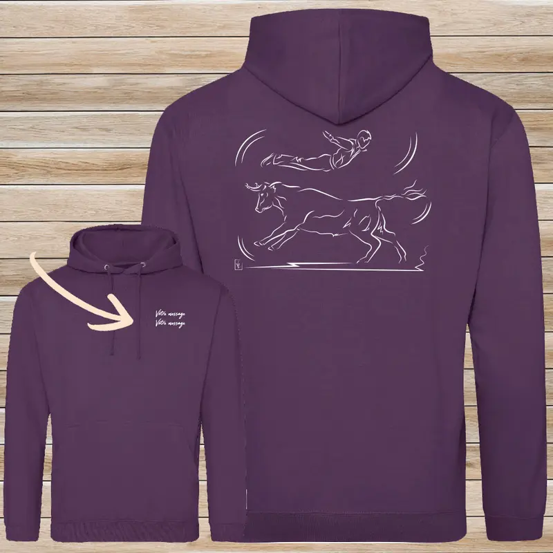 Sweat-shirt Course Landaise Sensations - Personnalisable