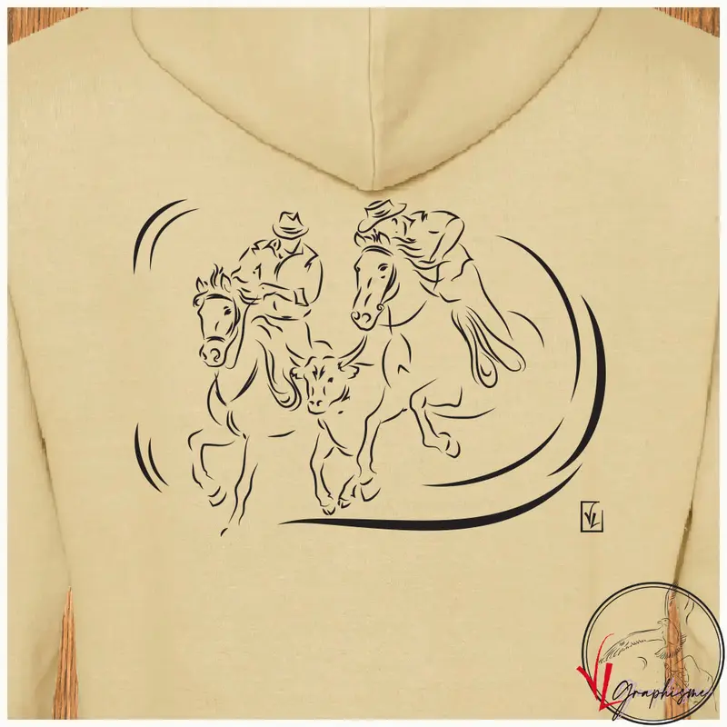 Sweat-shirt Duo Gardians à Cheval - Personnalisable