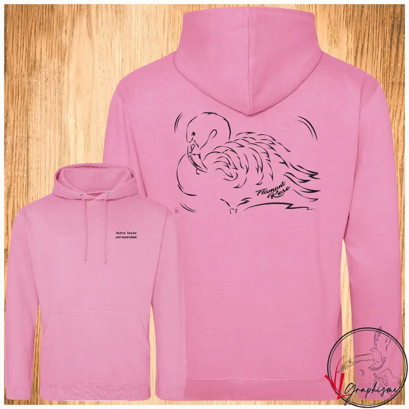Sweat-Shirt Flamant rose