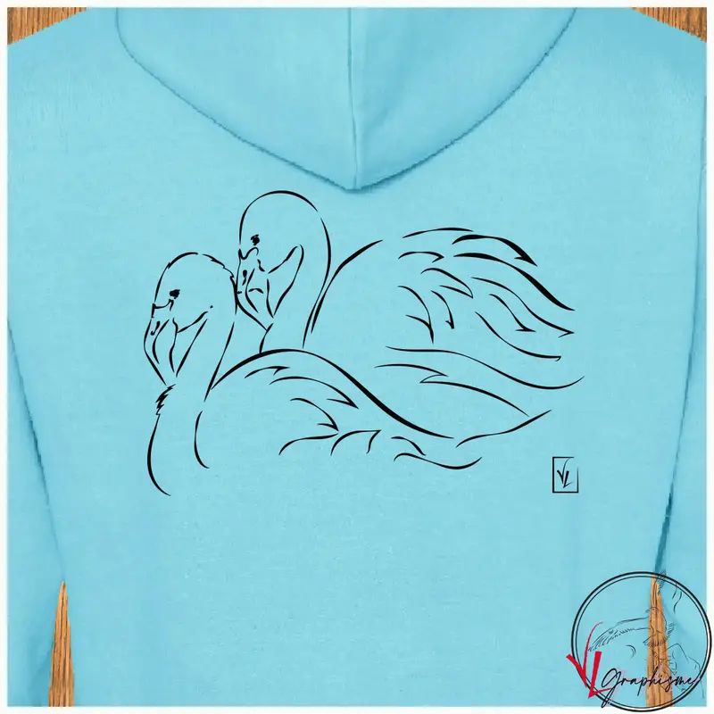 Sweat-Shirt Flamants roses duo